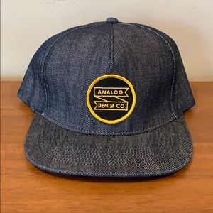 Analog snapback hat
